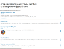 Tablet Screenshot of coleccion-de-virus.blogspot.com