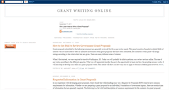 Desktop Screenshot of grantwritingonline.blogspot.com