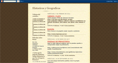 Desktop Screenshot of historicosygeograficos.blogspot.com