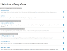 Tablet Screenshot of historicosygeograficos.blogspot.com