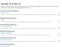 Tablet Screenshot of journeytosize10.blogspot.com