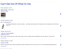 Tablet Screenshot of cantgetoutofwhatiminto.blogspot.com