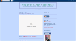 Desktop Screenshot of lookingforcookfamily.blogspot.com