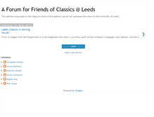 Tablet Screenshot of classicsatleeds.blogspot.com