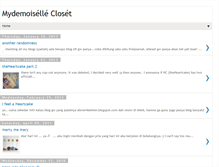 Tablet Screenshot of mydemoiselle.blogspot.com