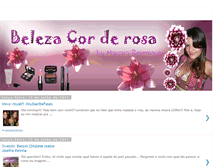 Tablet Screenshot of belezacorderosa.blogspot.com