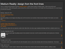 Tablet Screenshot of mediumreality.blogspot.com