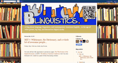 Desktop Screenshot of blinglinguistics.blogspot.com