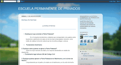 Desktop Screenshot of escuelapermanentedeprivados.blogspot.com