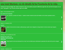Tablet Screenshot of anaismimariam.blogspot.com