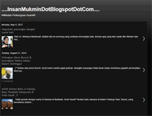 Tablet Screenshot of insanmukmin.blogspot.com