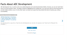 Tablet Screenshot of facts-about-adcdevelopment-corp.blogspot.com