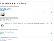 Tablet Screenshot of escritorioadvocaciavirtual.blogspot.com