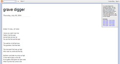 Desktop Screenshot of iamthegravedigger.blogspot.com