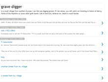 Tablet Screenshot of iamthegravedigger.blogspot.com