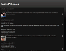 Tablet Screenshot of casospolicialesporevelyn.blogspot.com