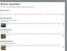 Tablet Screenshot of kitschncalamities.blogspot.com
