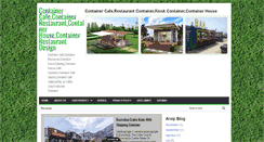 Desktop Screenshot of cafecontainer.blogspot.com