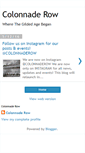 Mobile Screenshot of colonnaderow.blogspot.com