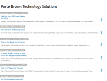 Tablet Screenshot of portebrowntechnology.blogspot.com