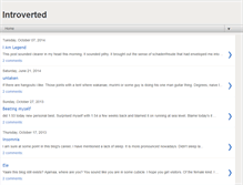 Tablet Screenshot of introvertedself.blogspot.com