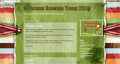 Desktop Screenshot of brownietroop2524.blogspot.com