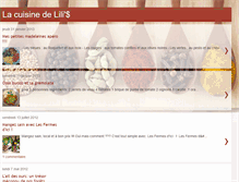 Tablet Screenshot of lilis-cuisine.blogspot.com