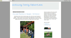 Desktop Screenshot of hollowayfamilyadventures.blogspot.com