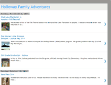 Tablet Screenshot of hollowayfamilyadventures.blogspot.com