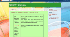 Desktop Screenshot of kcbs9thchemistry.blogspot.com