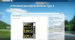 Desktop Screenshot of personaljourneytoreversetype2diabetes.blogspot.com