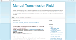 Desktop Screenshot of manualtransmissionoil.blogspot.com