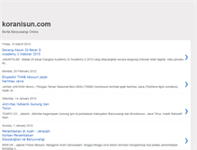 Tablet Screenshot of koranisun.blogspot.com