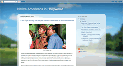 Desktop Screenshot of nativeamericanhollywood.blogspot.com