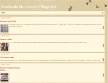 Tablet Screenshot of beachsidevillagemontessoriart.blogspot.com