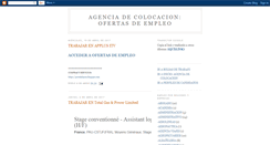 Desktop Screenshot of ofertasagenciadecolocacion.blogspot.com