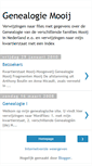 Mobile Screenshot of genealogiemooij.blogspot.com