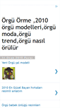 Mobile Screenshot of orgu-dantel-ornek.blogspot.com