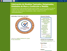 Tablet Screenshot of fabricaciondemueblestapizados.blogspot.com