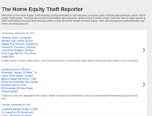 Tablet Screenshot of homeequitytheft.blogspot.com