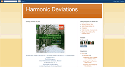 Desktop Screenshot of harmonicdeviations.blogspot.com