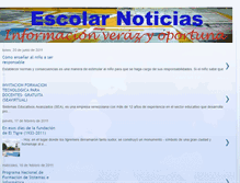 Tablet Screenshot of escolarnoticias.blogspot.com