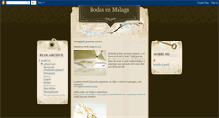 Desktop Screenshot of bodasmalaga.blogspot.com