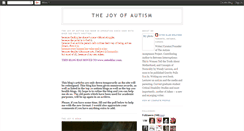 Desktop Screenshot of joyofautism.blogspot.com