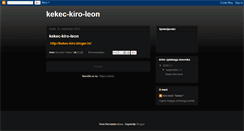 Desktop Screenshot of kekec-kiro-leon.blogspot.com