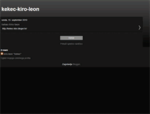 Tablet Screenshot of kekec-kiro-leon.blogspot.com