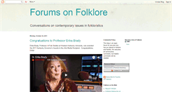 Desktop Screenshot of folkloreforum.blogspot.com