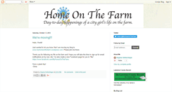 Desktop Screenshot of myhomeonthefarm.blogspot.com