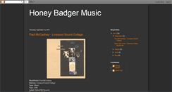 Desktop Screenshot of honeybadgermusic1.blogspot.com