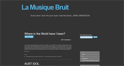 Desktop Screenshot of lamusiquebruit.blogspot.com